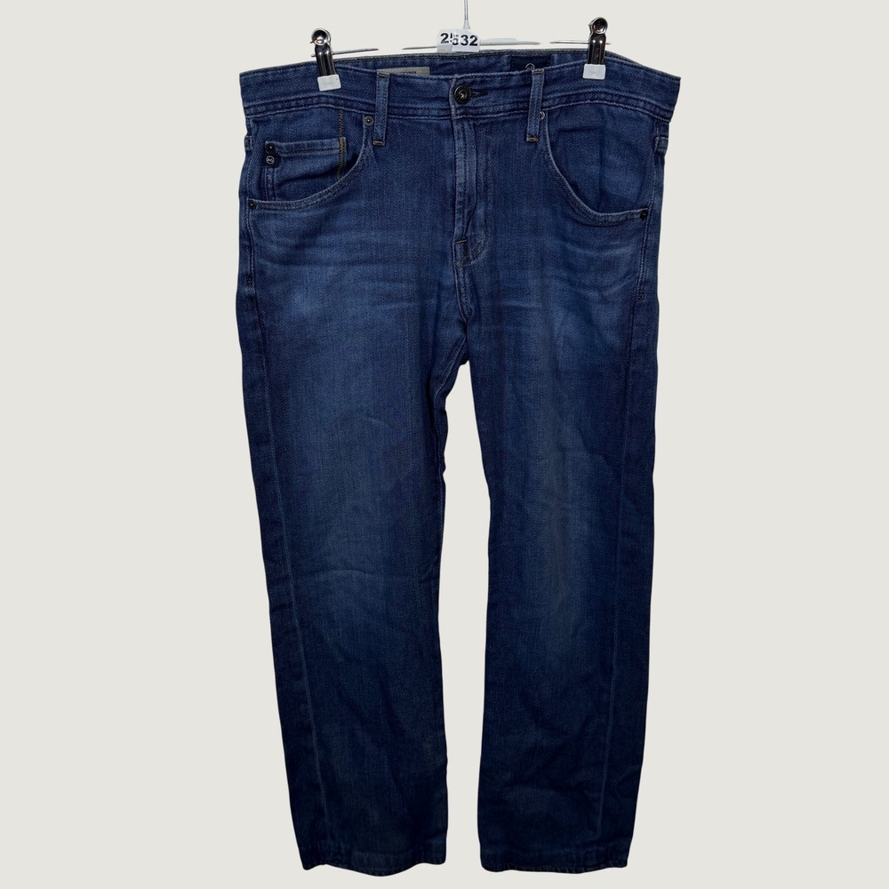 AG Adriano Goldschmied The Matchbox Jeans Mens 31 Blue Slim Straight 1131FYR-MNW